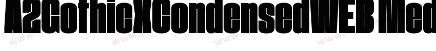 A2GothicXCondensedWEB Medium字体转换